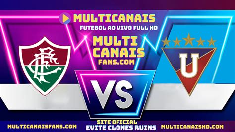 fluminense x ldu ao vivo online